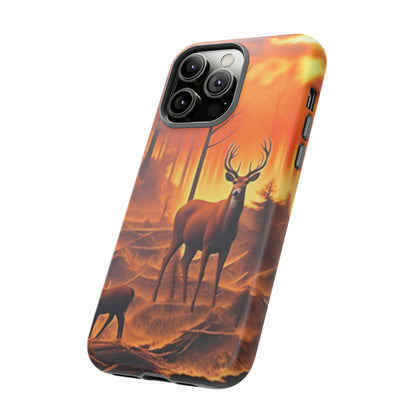 Deer Painting Tough Case