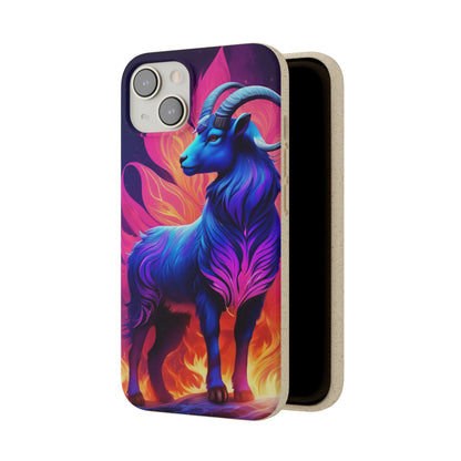 Pink Peculiar Goat Biodegradable Case