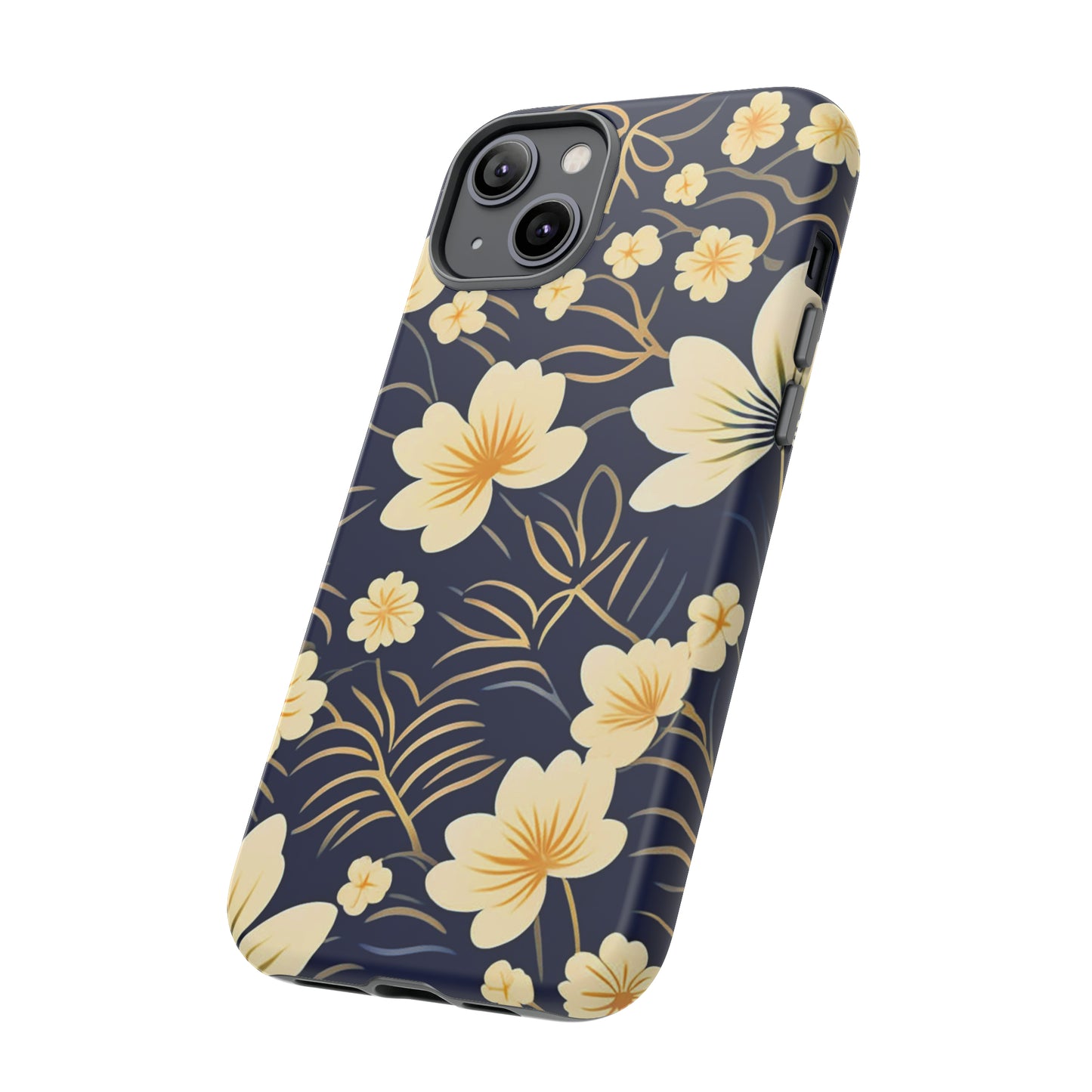 White Flower Art Tough Case