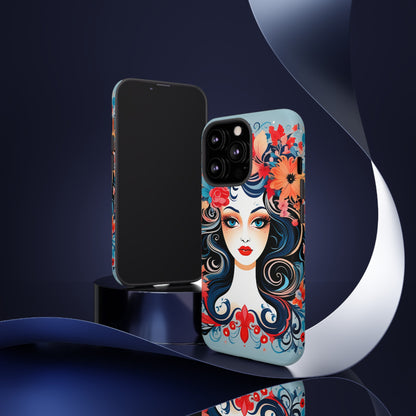 Floral Lady Tough Case