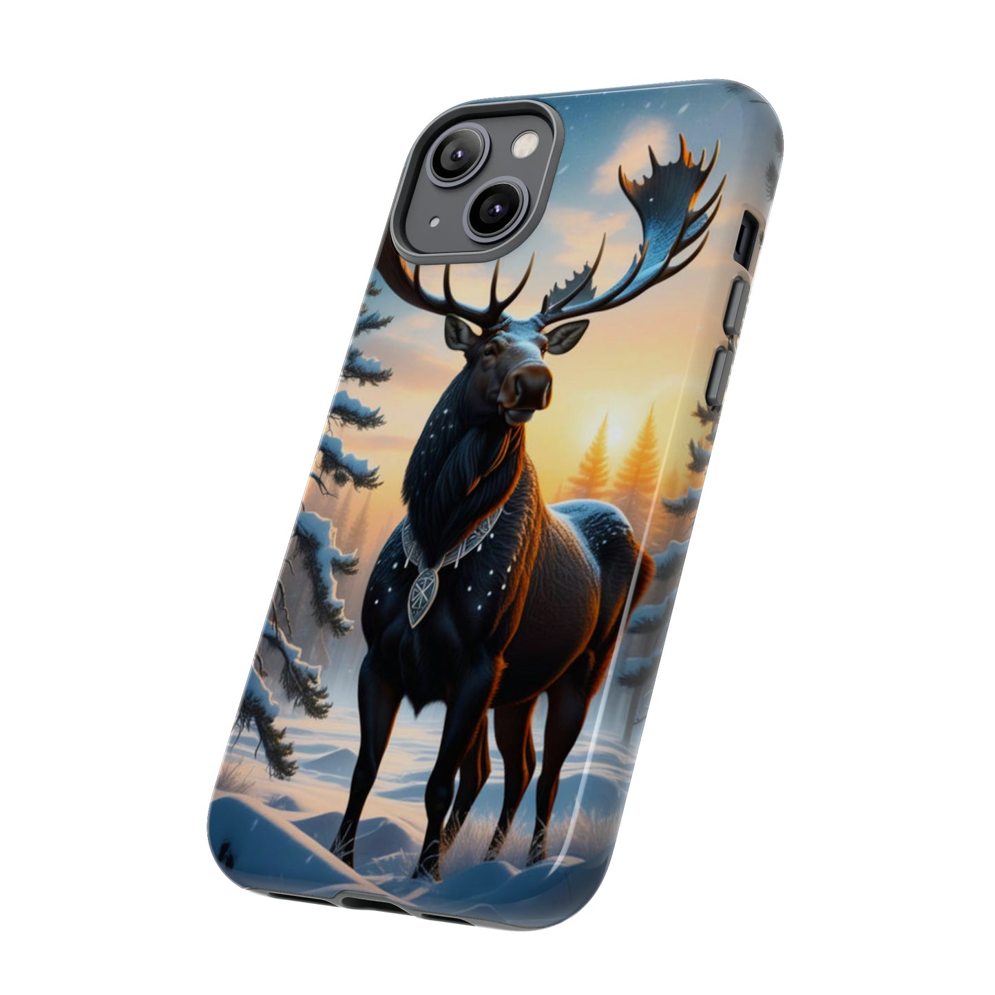 Winter Moose Tough Case