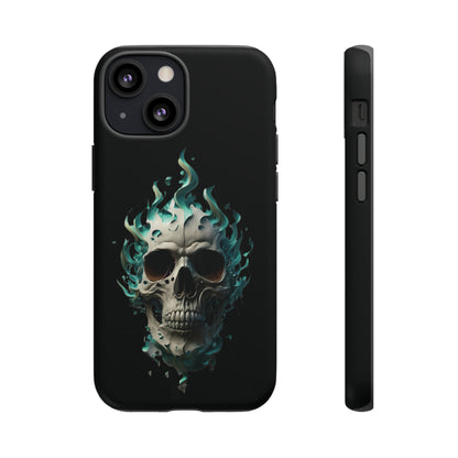 Flaming Skull Tough Case