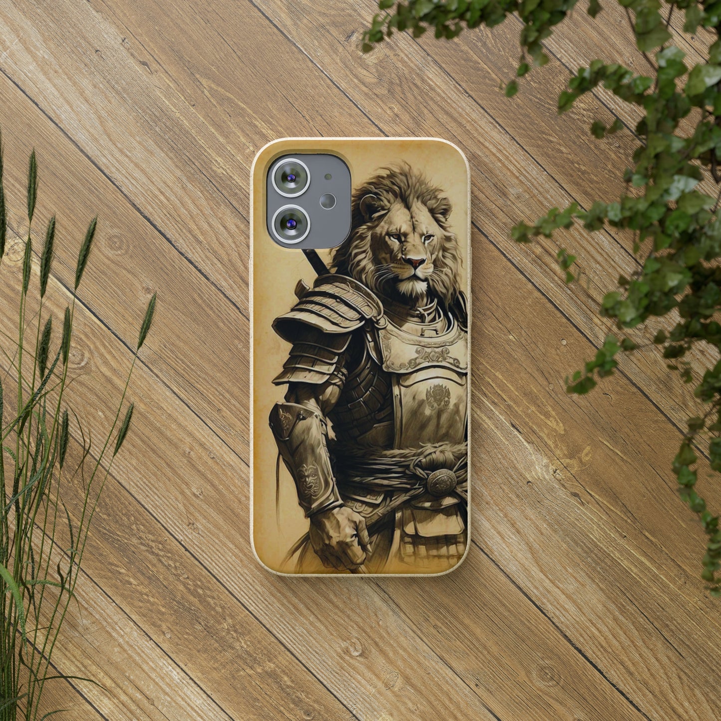 Lion Samurai Biodegradable Case