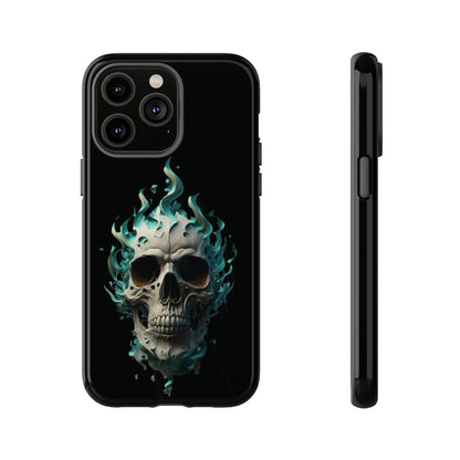 Flaming Skull Tough Case