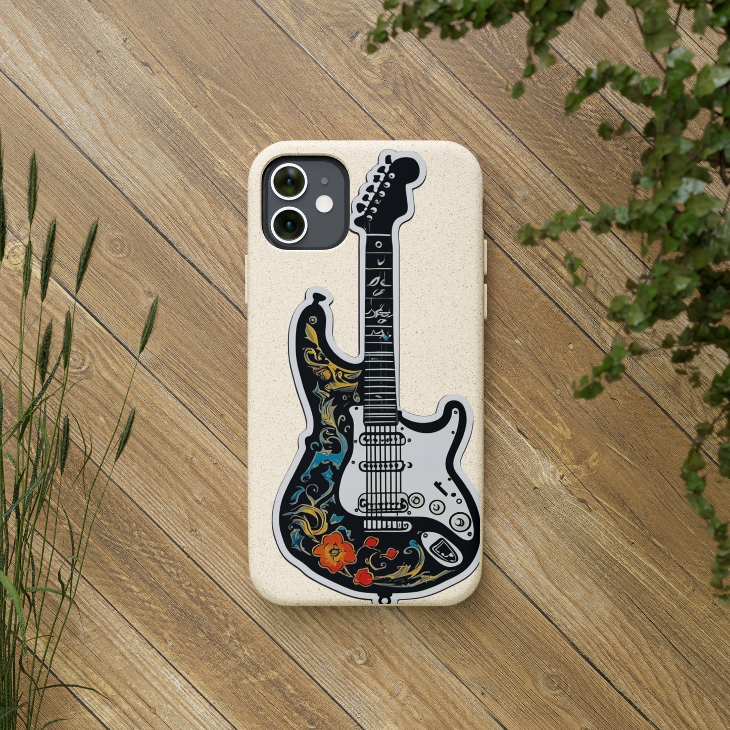 Artistic Guitar Trendy Biodegradable Cases