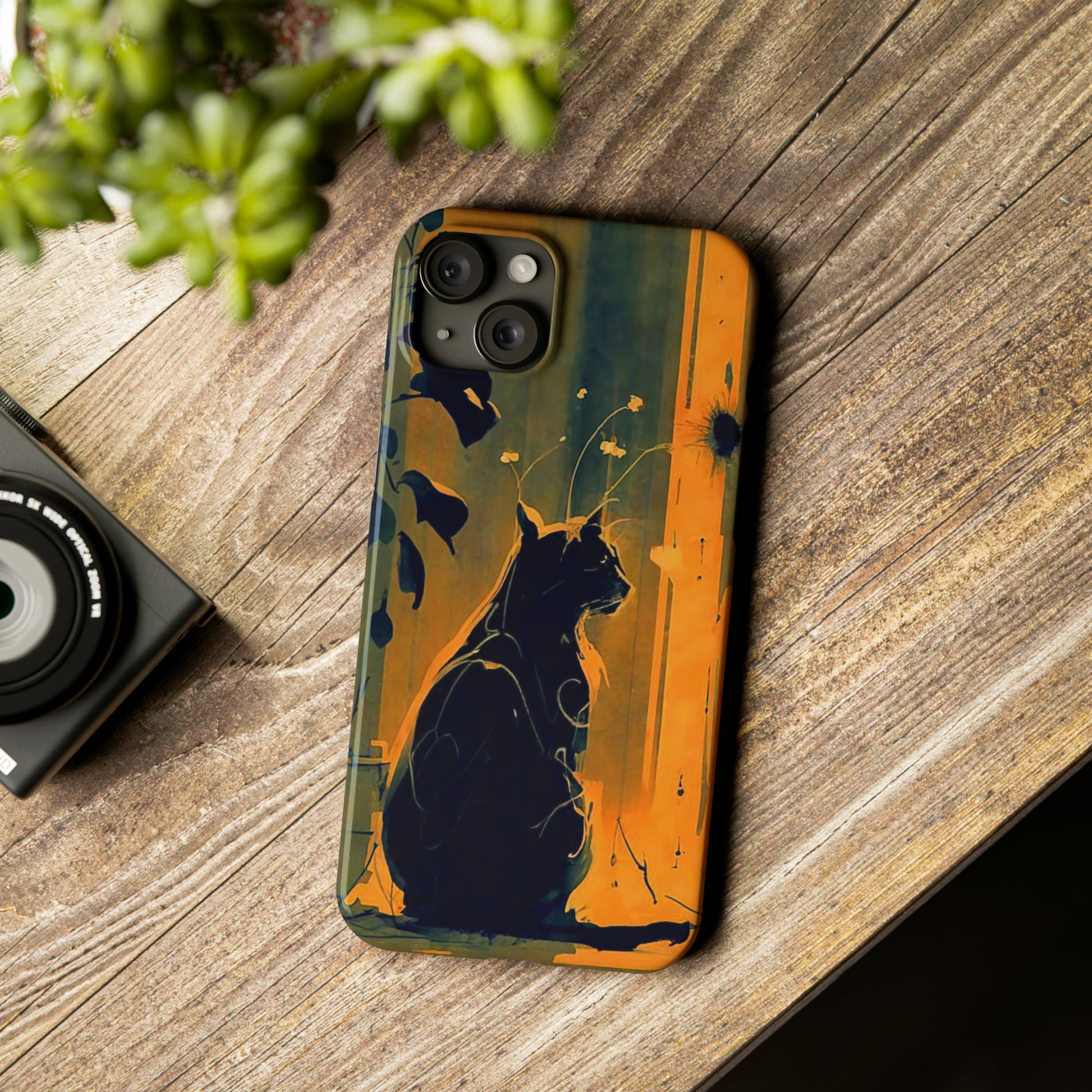 Cat Slim Phone Case - Colorwink