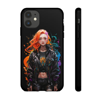 Cyberfunk Girl Tough Case