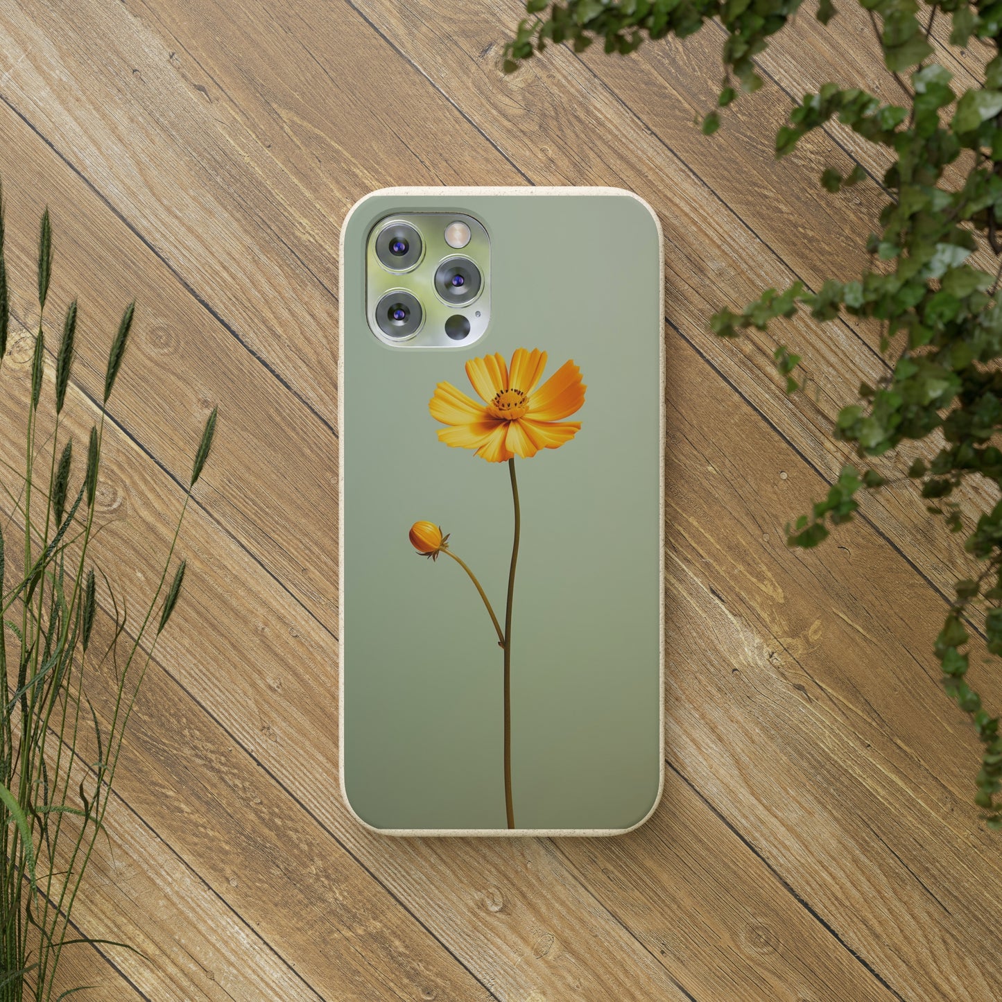 Lone Flower Biodegradable Case