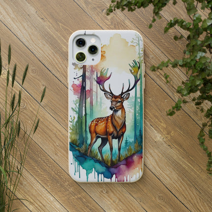 Forest Majesty Deer Biodegradable Case