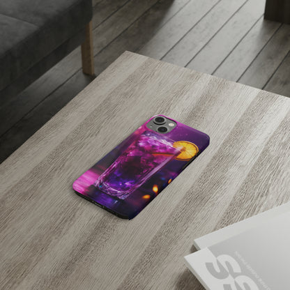 Purple Drink Slim Phone Case - Colorwink