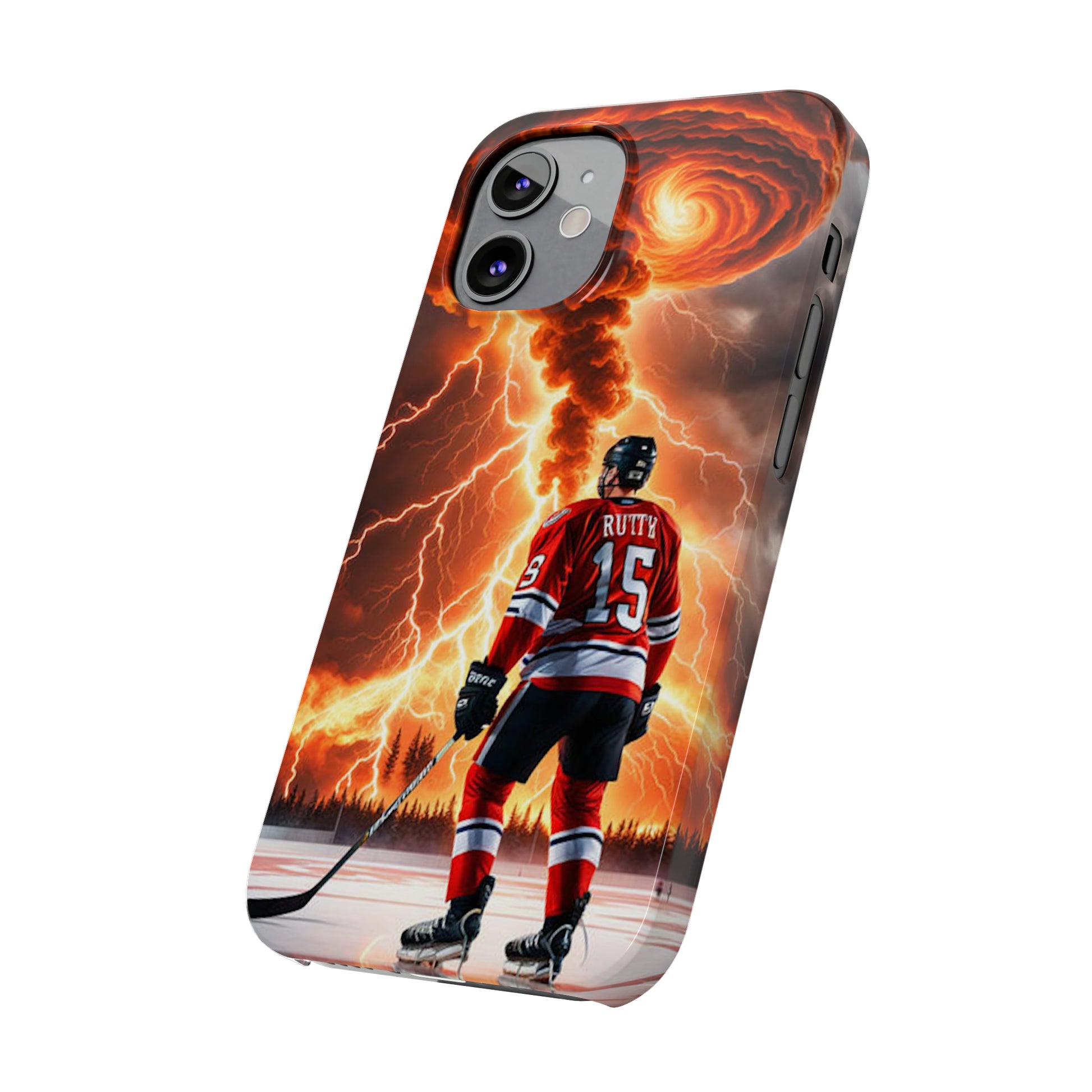 Ice Hockey Slim Phone Case - Colorwink