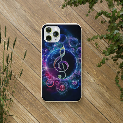 Musical Note Biodegradable Case