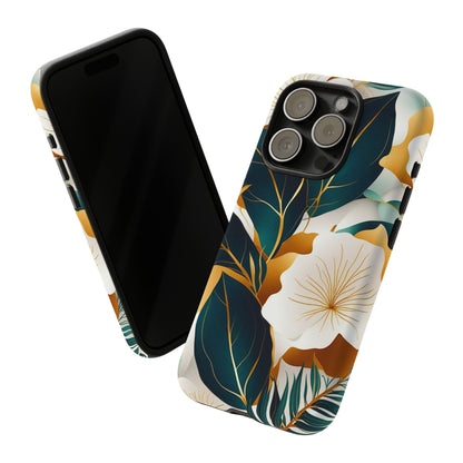 White Flowers Art Tough Case