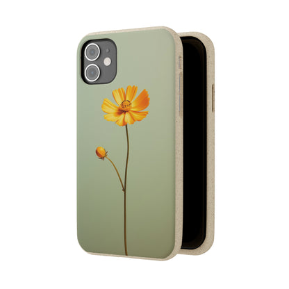 Lone Flower Biodegradable Case