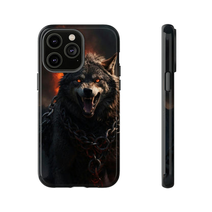 Wolf chained Tough Case