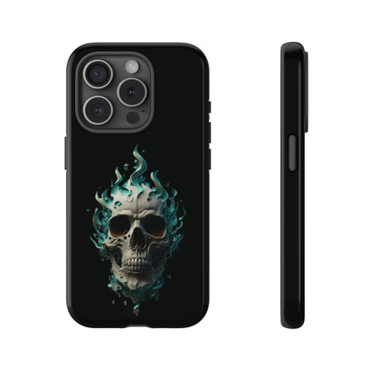 Flaming Skull Tough Case