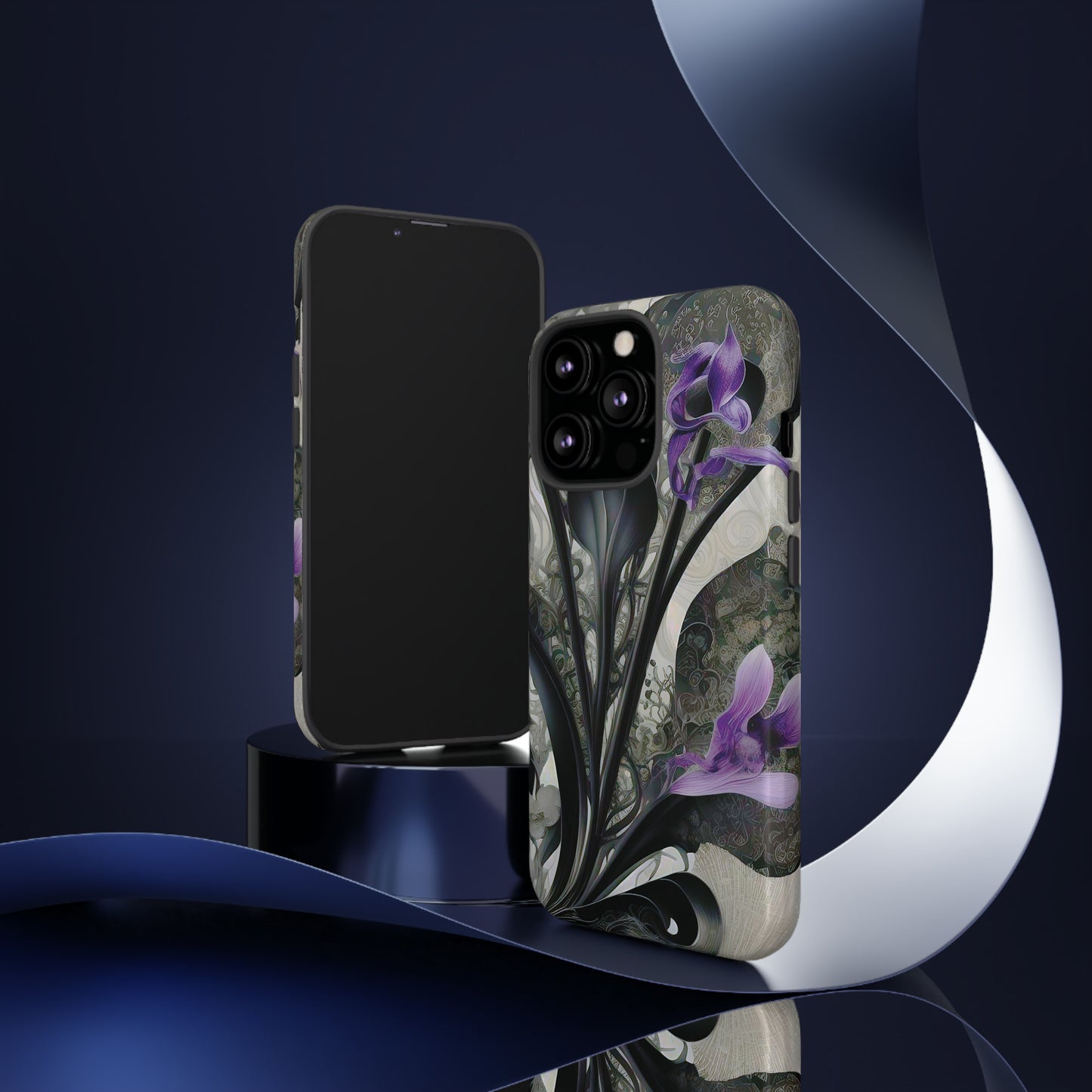 Black Orchid Tough Case