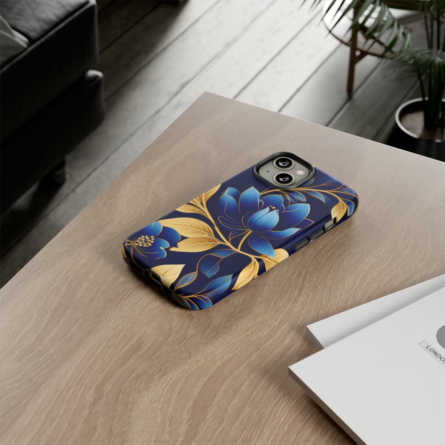 Blue Design Pattern Tough Case