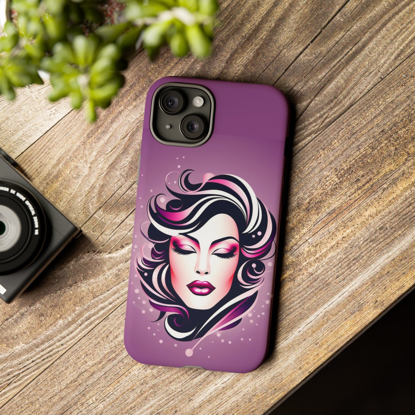 Magenta Lady Tough Case