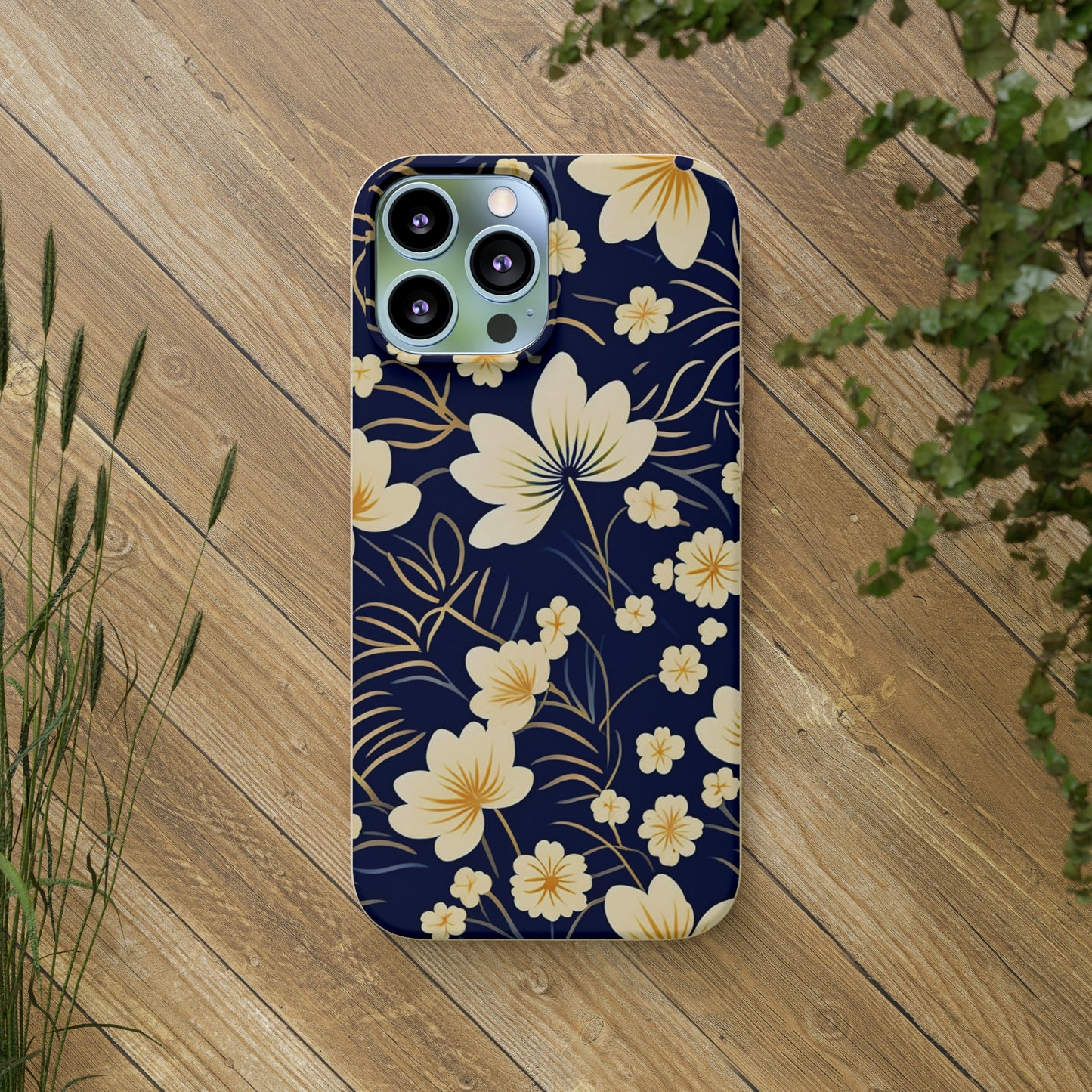 Flower Paint Biodegradable Case