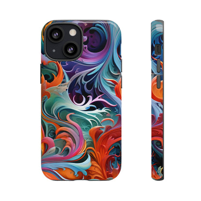 Spiral Paint Art Pattern Tough Case