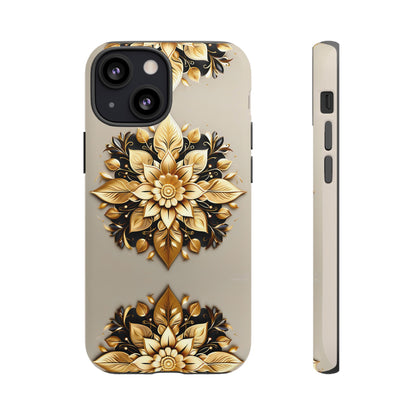 Golden Flower Tough Case