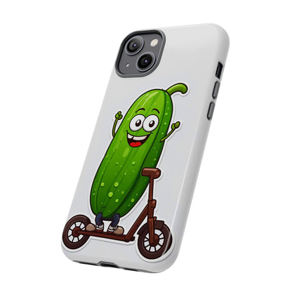 Cucumber on Scooter Tough Case