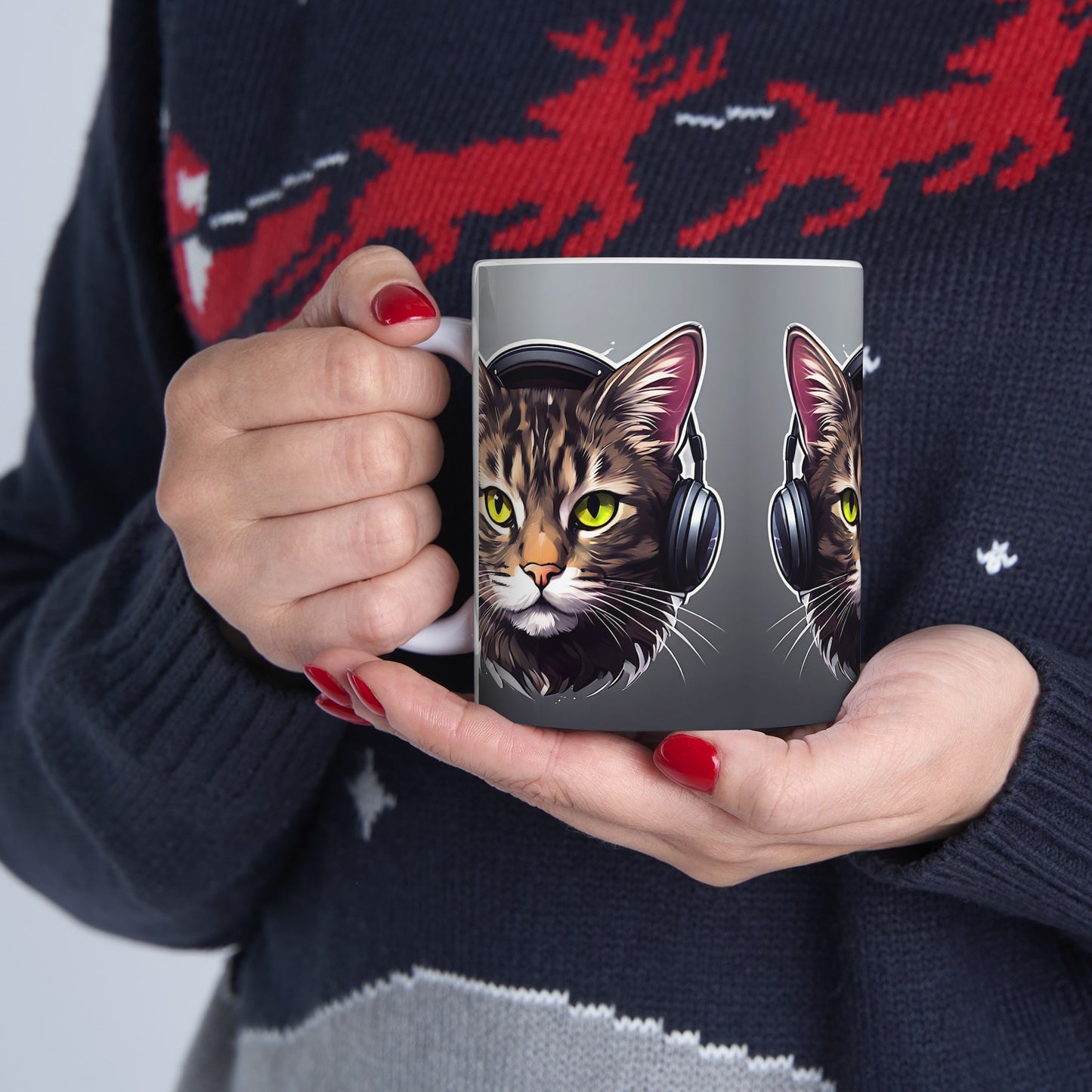 Chilling Kitty Coffee Mug