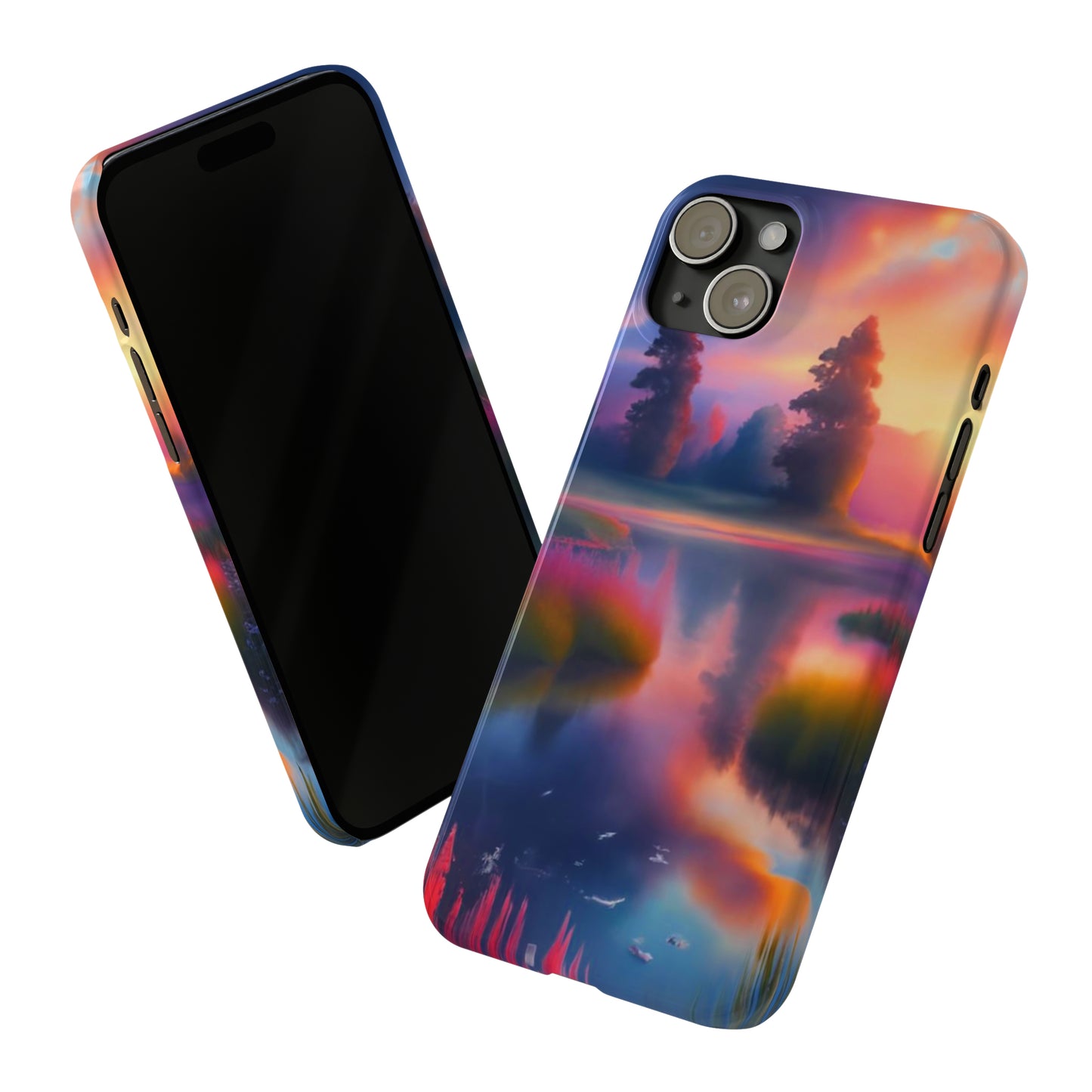 Blurry Morning Slim Phone Case - Colorwink