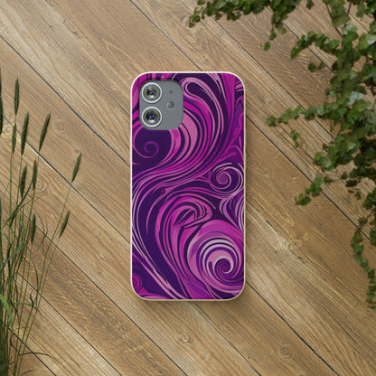 Abstract Illusions Biodegradable Case