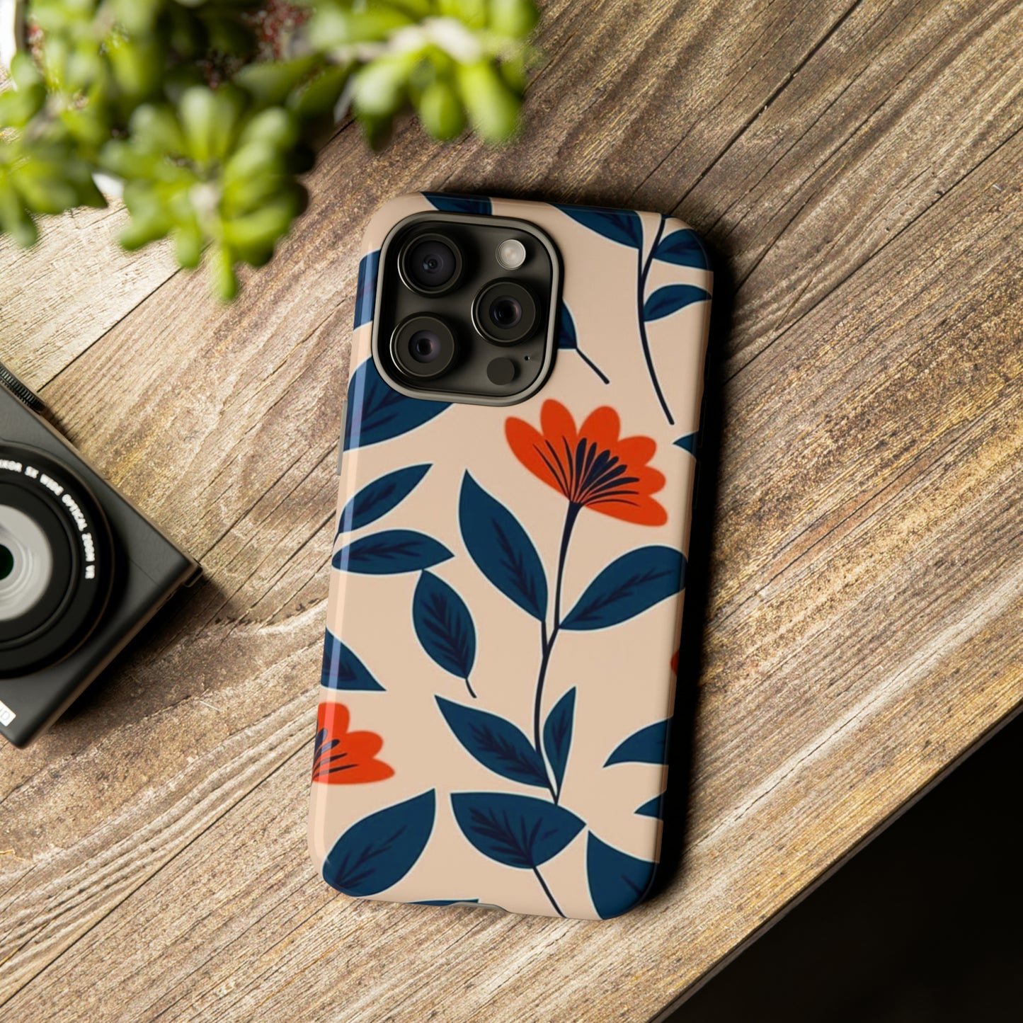 Floral Pattern Tough Case