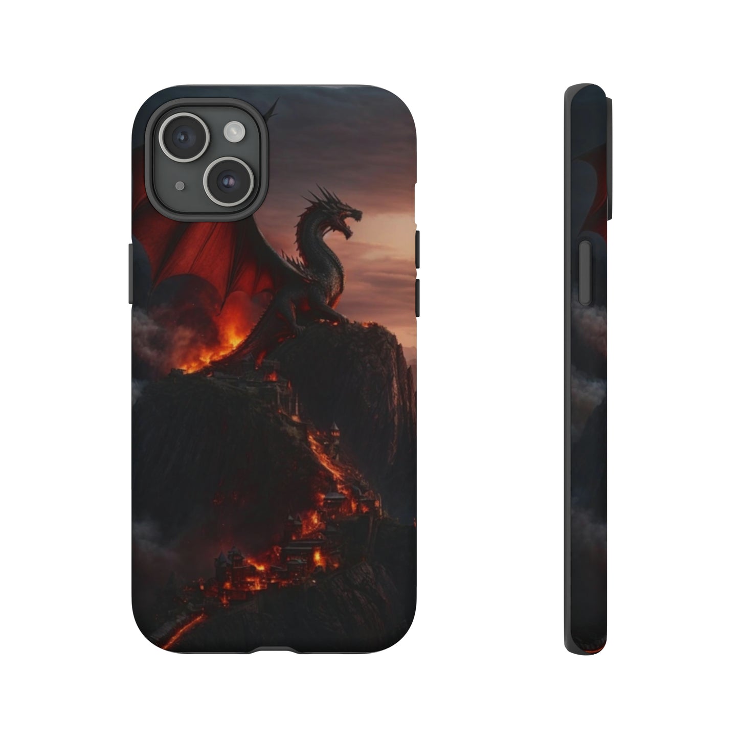 Dragon on mountain Tough Case