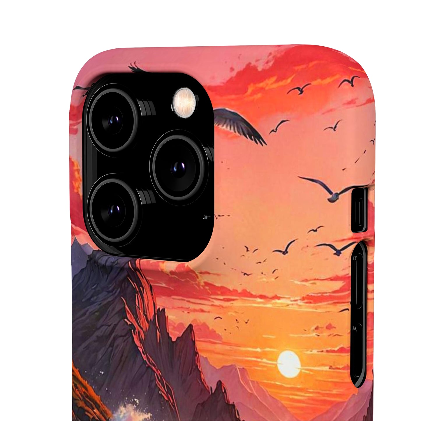 Seagull Sunset Art Snap Case - Colorwink