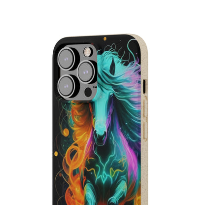 Psychedelic Horse Biodegradable Case