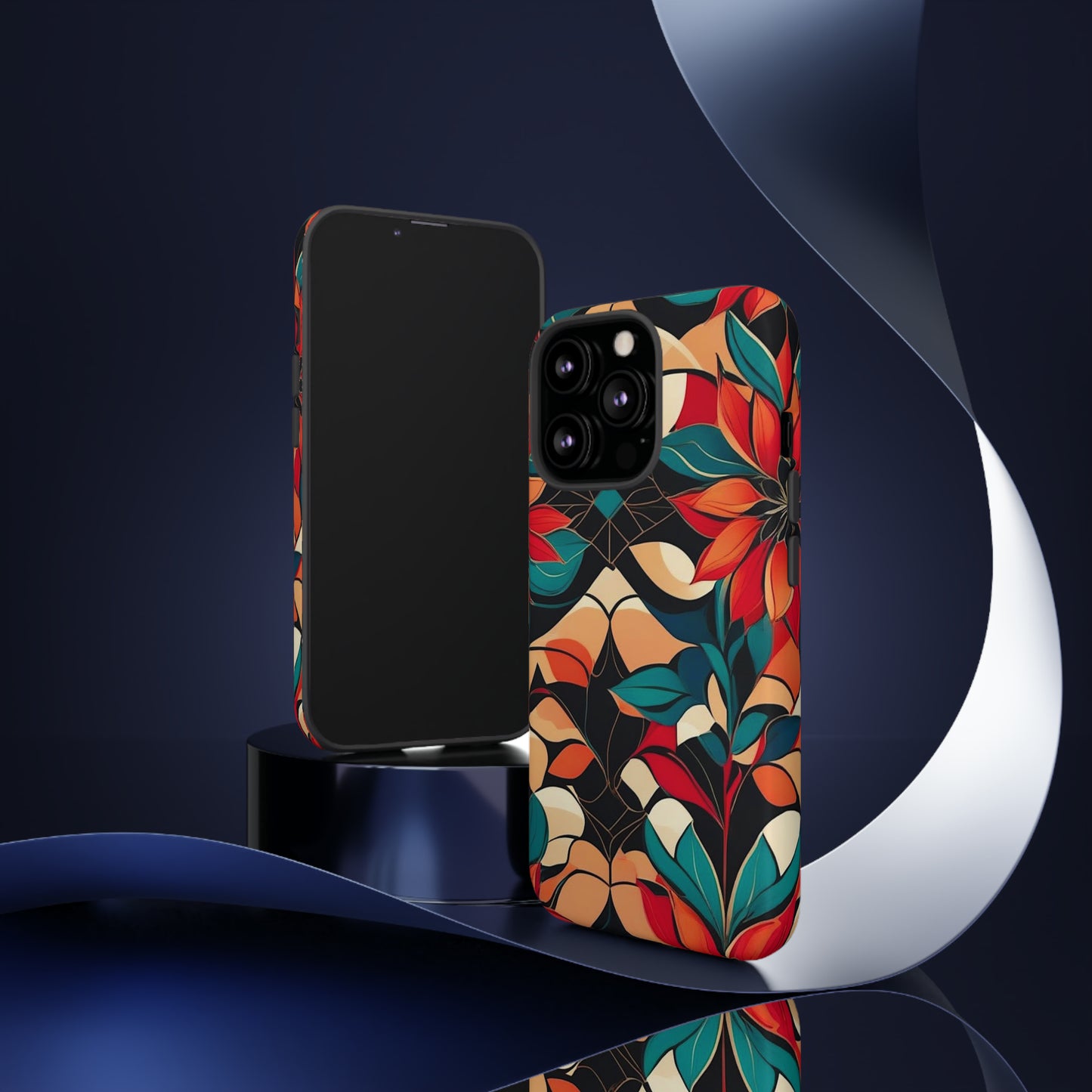 Flower Pattern Art Design Tough Case