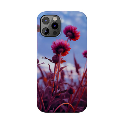 Violet Flower Slim Phone Case - Colorwink