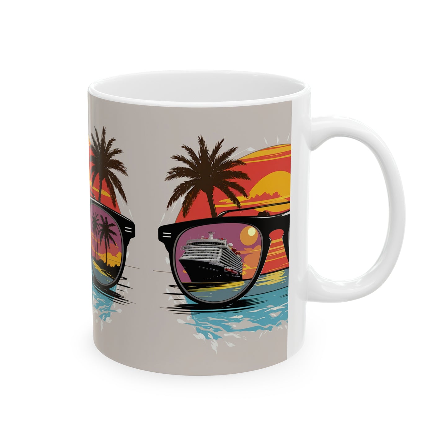 Aviator Sunglass Coffee Mug