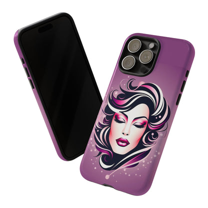 Magenta Lady Tough Case