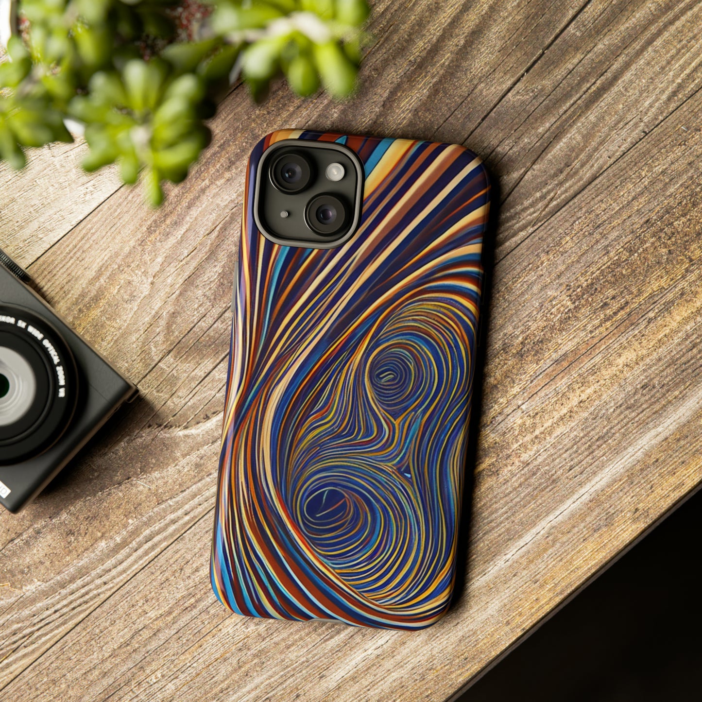 Spiral illusion Pattern Tough Case