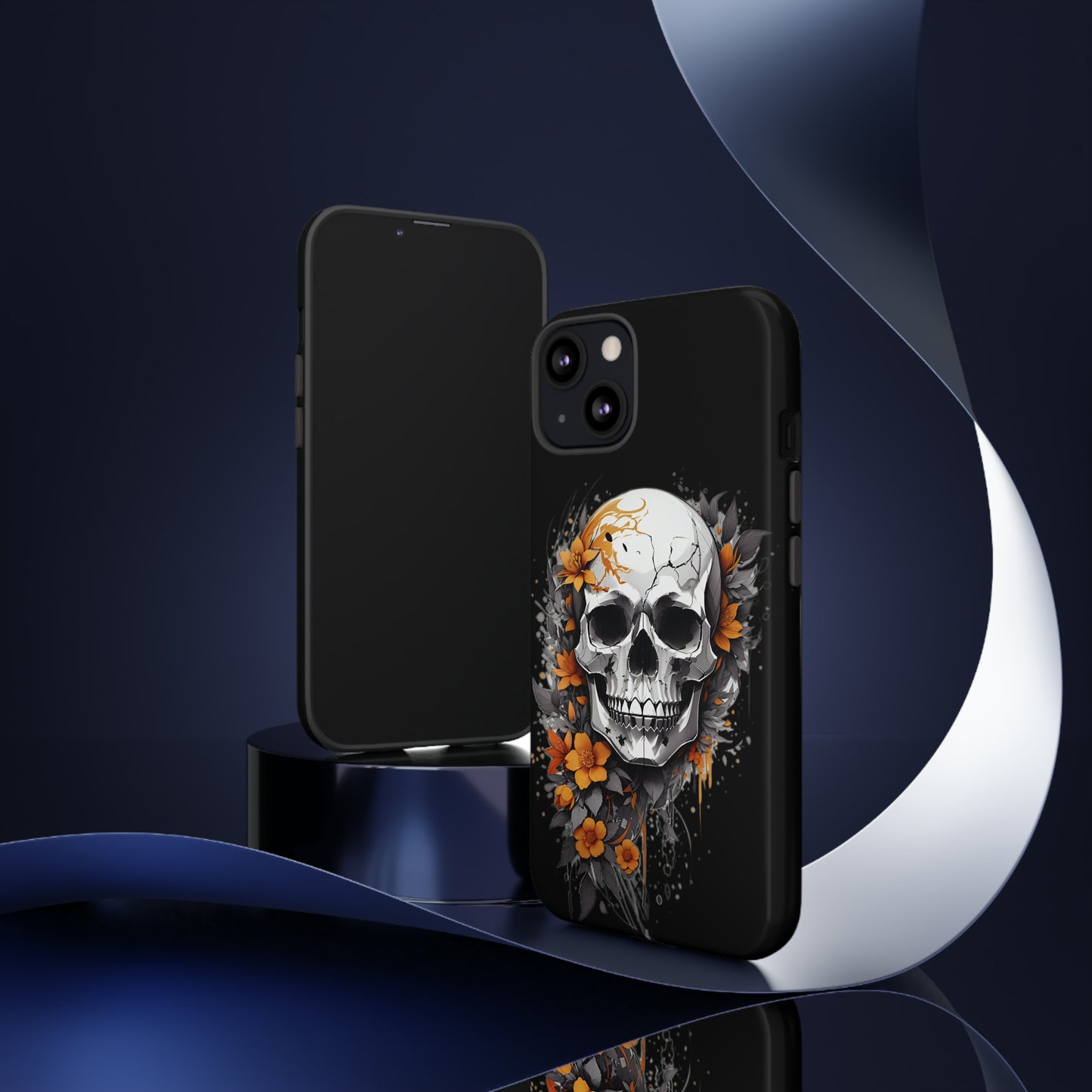 Skulls and Flowers Tough Case