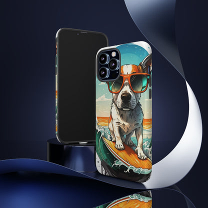 Dog Surfer Tough Case