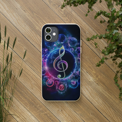 Musical Note Biodegradable Case