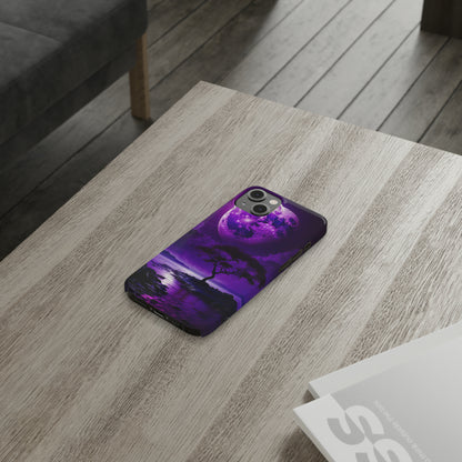 Violet Moon Slim Phone Case - Colorwink