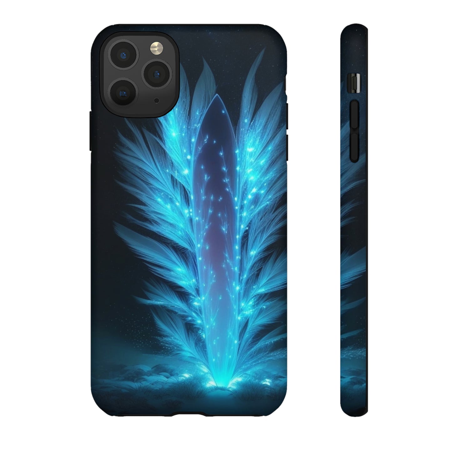 Glowing Blue Light  Tough Case