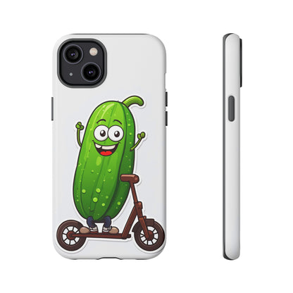 Cucumber on Scooter Tough Case