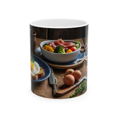 American Breakfast Coffee Mug