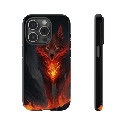 Red Glowing Fox  Tough Case