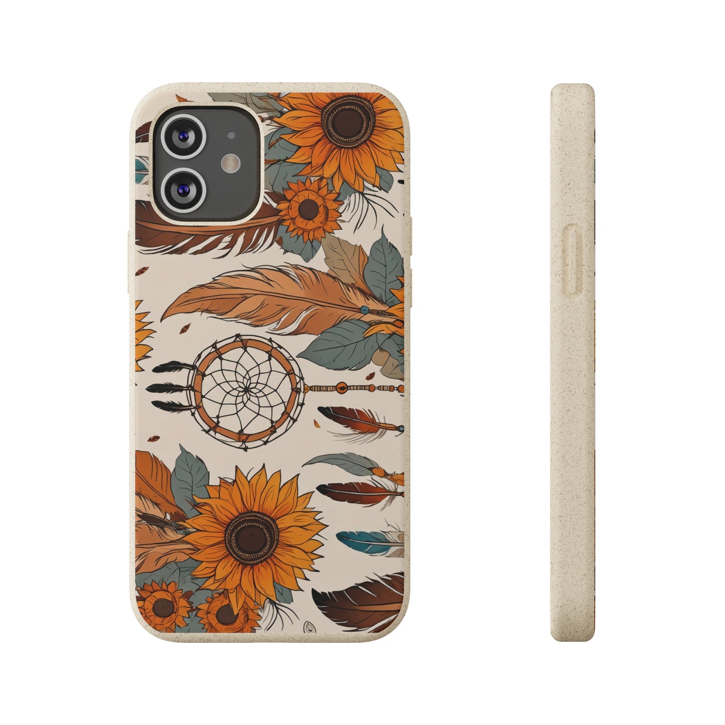 Floral Art Biodegradable Case