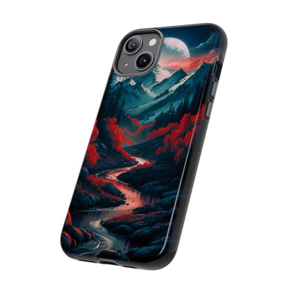 Crimson Red Night Tough Case