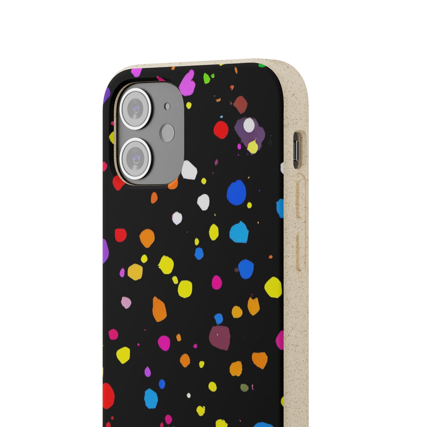 Colorful Dot Parade Biodegradable Case